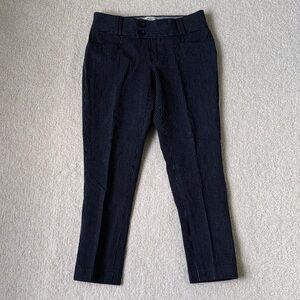 Banana Republic Navy Pinstripe Sloan Dress Pants 00p XXSp